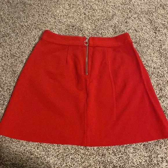 Maeve Anthropologie red skirt - Picture 2 of 4